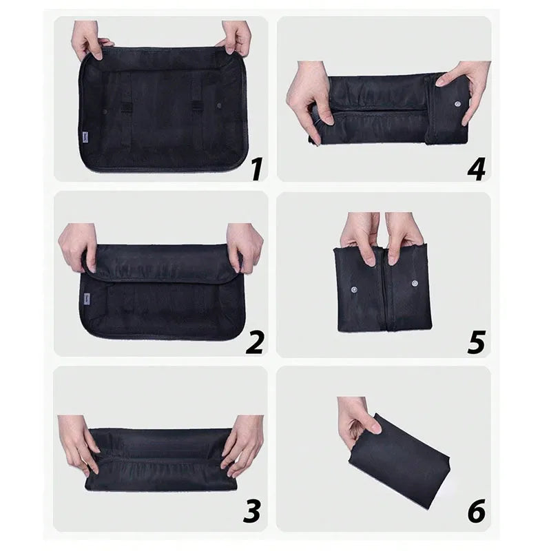9Pcs Travel Organizer Bags Suitcase Packing Cubes Portable Fold Wardrobe Luggage Clothes Makeup Digital Shoe Storage Bags