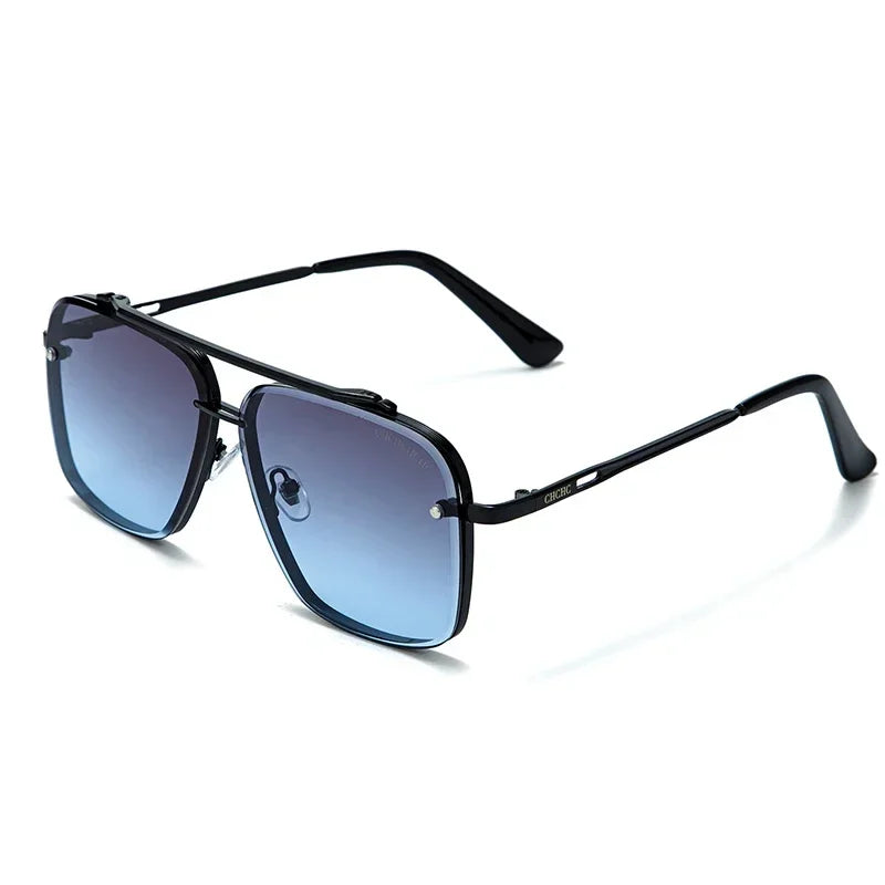 CH Elegant Large Frame Luxury Sunglasses Women Fashion Beach Classic Simple Light Versatile Eyewear