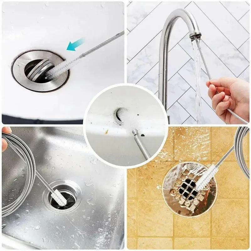 Car Drain Dredge Cleaning Scrub Brush 100/150cm Auto Sunroof Long Hoses Detailing Cleaning Tool Car Accessories for Benz