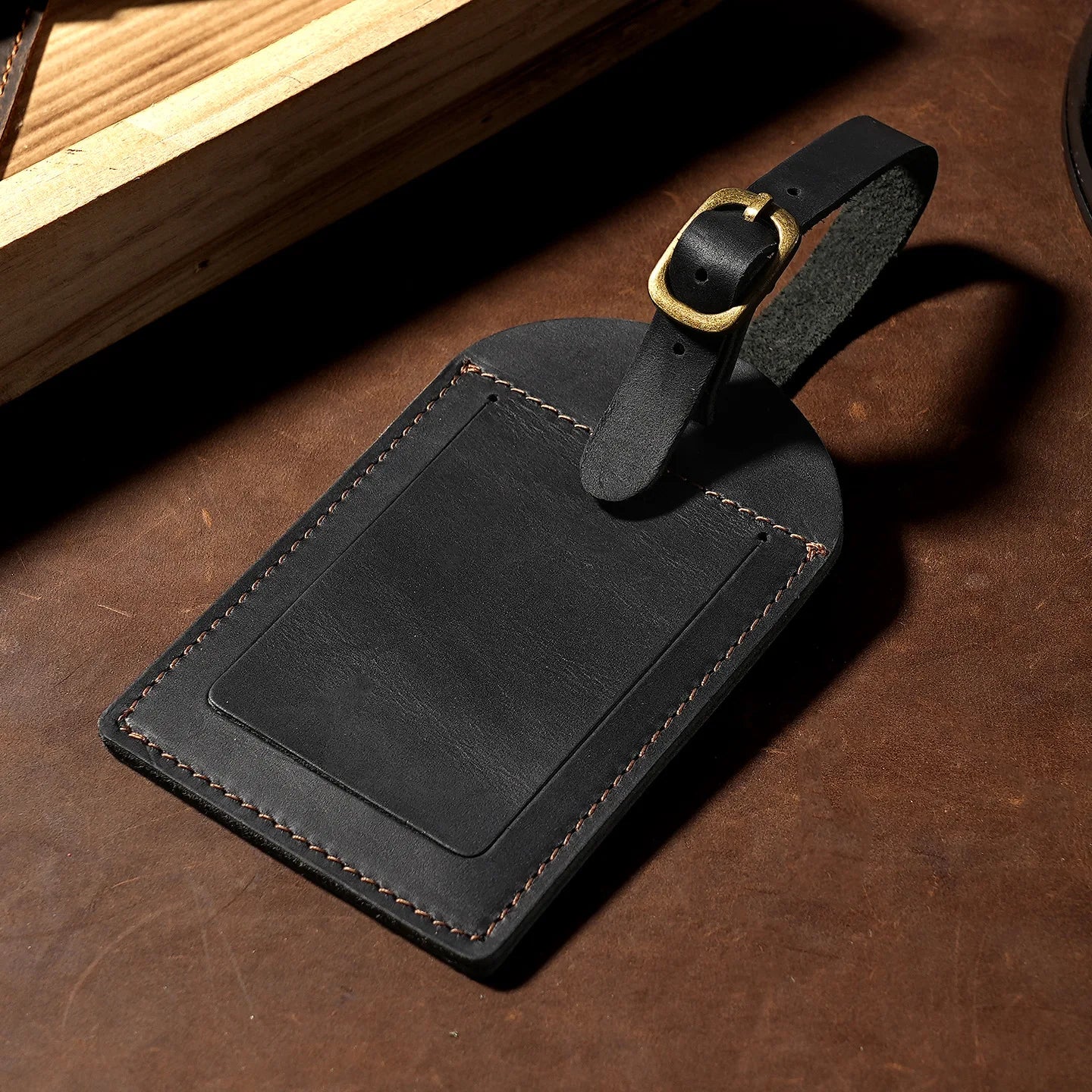 1PC Genuine Leather Luggage Tag Women Men Travel Accessories Suitcase Tags Name ID Address Lable Bag Tags for Luggage