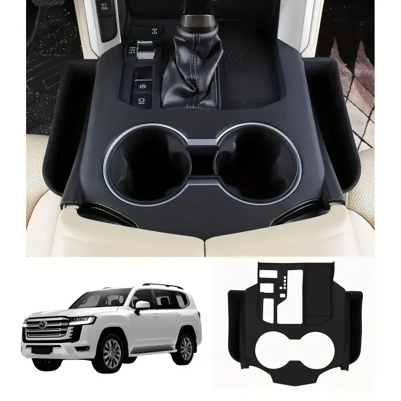 [Left Hand Drive] Car Silicone Central Console Storage Box Protection for Toyota Land Cruiser 300 LC300 Series 2022-2024