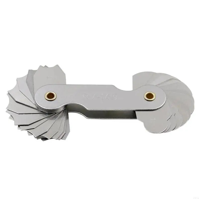 Radius Template R Gauge R1-6.5 R7-14.5 R15-25 Radius Gage Plate Fillet Gaug External Internal Concave Convex Arc Measuring Tools