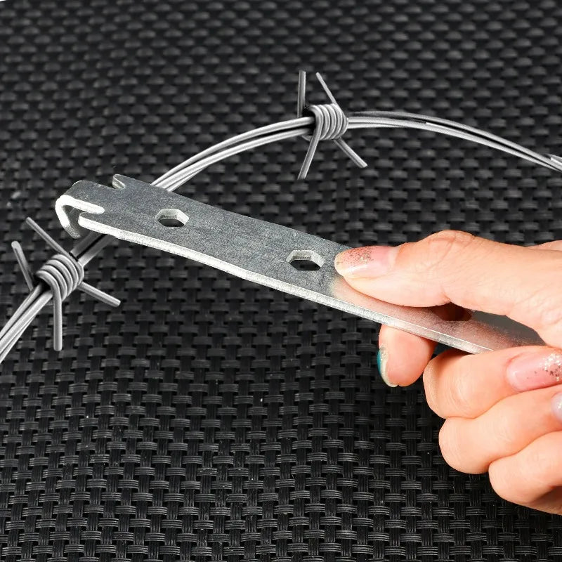 5/1x Fence Wire Twisting Tools Stainless Steel Wrench Heavy Duty Tensioning Tool for Garden Binding Wire Fence Twisting Fastener