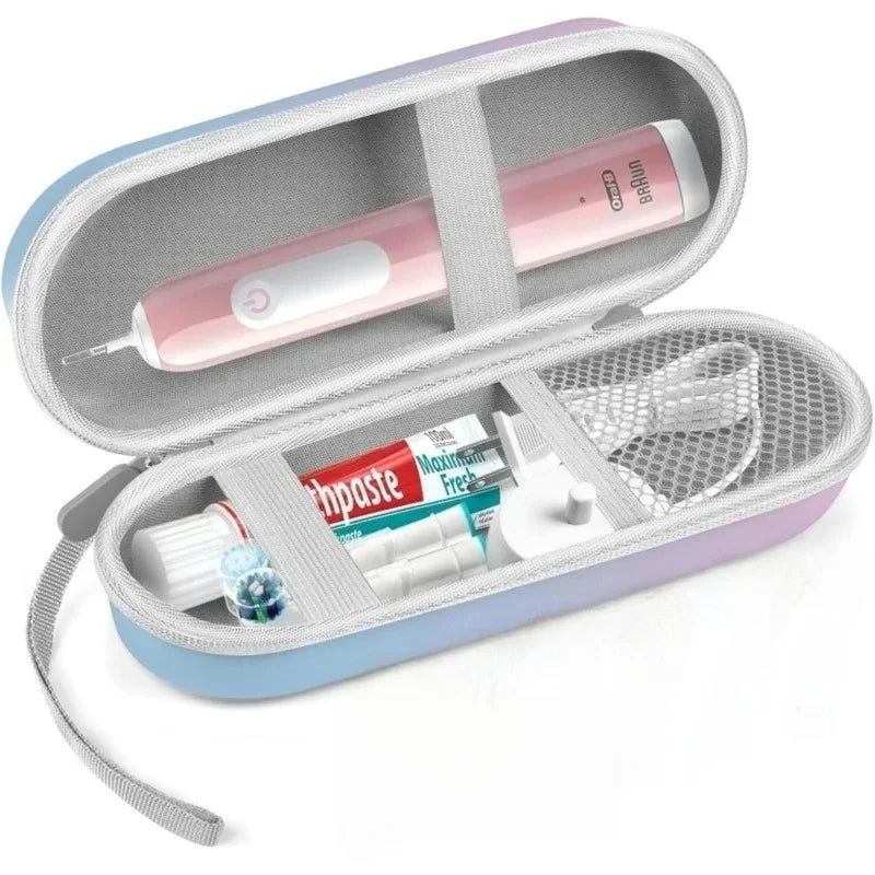 1pcs Portable Electric Toothbrush Case Toothbrush Protector Convenient Travel Toothbrush Toothpaste Storage Box LXYJSN04