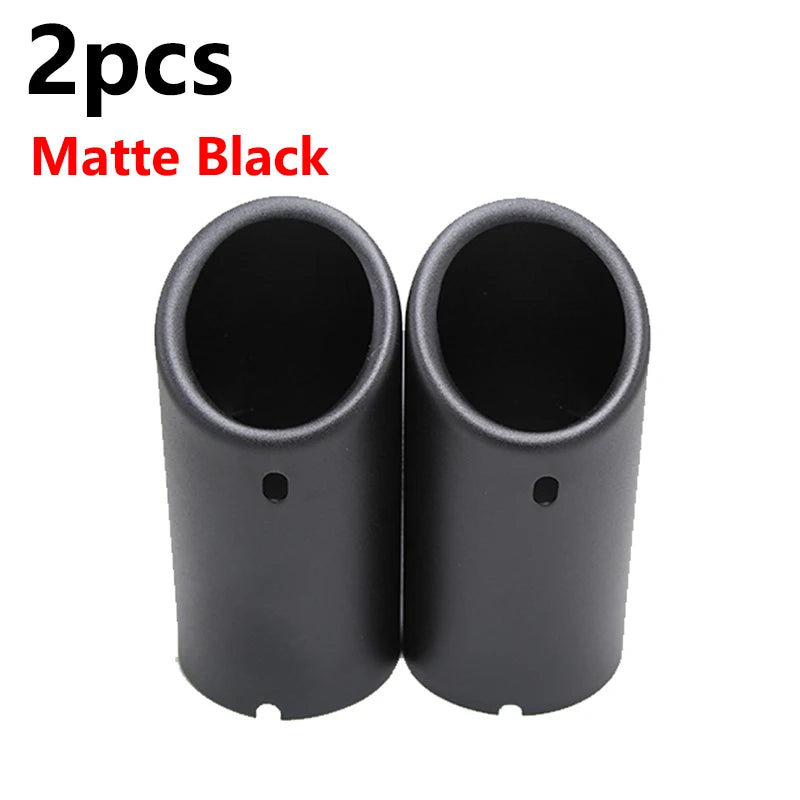 75mm Carbon Car Rear Exhaust Tail Pipe Muffler Throat 3 Colors For BMW 3-serier F30 F31 F32 5-serier F10 F11 F18 520i 523i 525