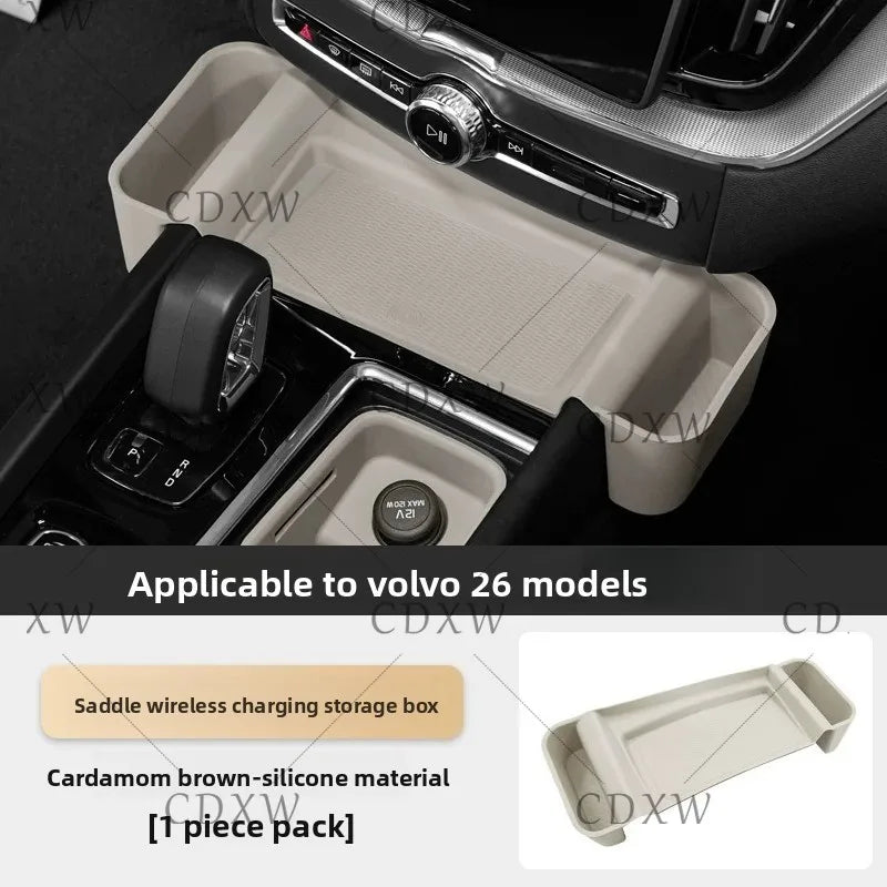 Brand new 26 models suitable for Volvo XC90 S90 XC60 car central control gearbox wireless charging pad storage box