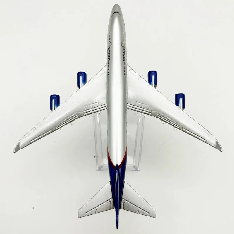 1:400 Scale Model Airplane Russia Airlines b747 Alloy Diecast Aircraft Aviation Plane Replica Collected Gift