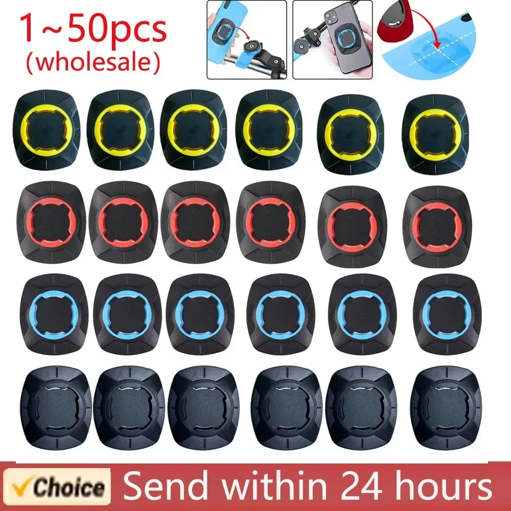 Wholesale 1-50PCS Phone Mount ra Patch Sticker Adhesive Back Super Strong Motorcycle Bicycle Lock Holder Phone Case Riding