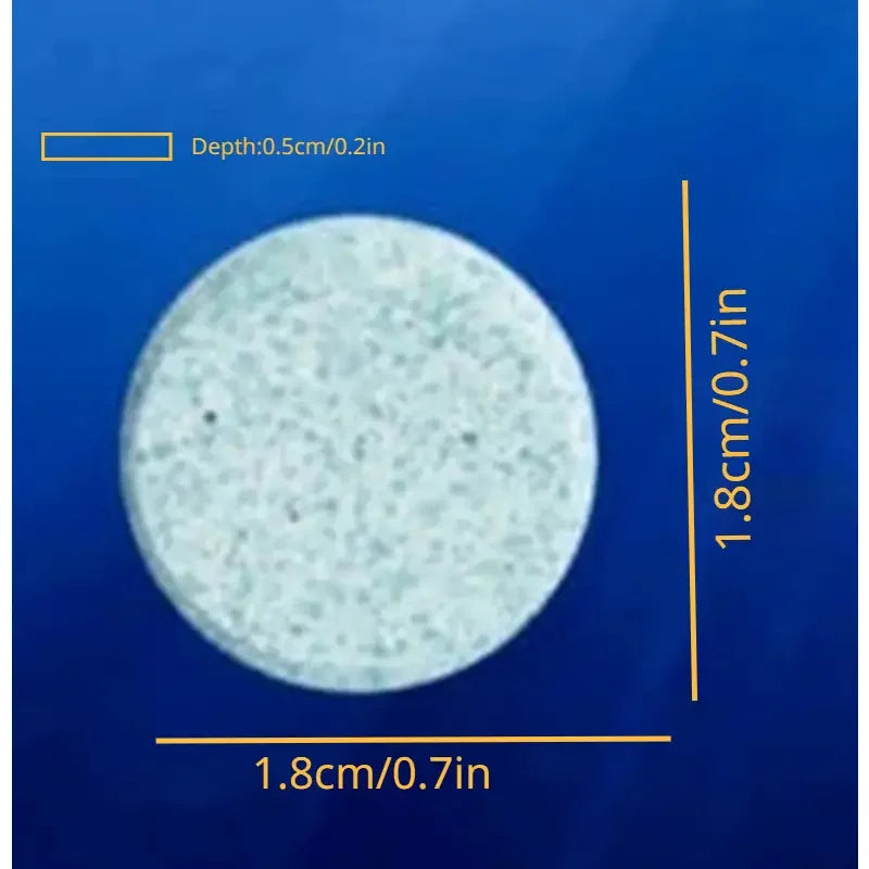 20/40/60PCS Car Glass Water Effervescent Tablets Universal Automobile Clean Accessories Glass Water Solid Effervescent Tablets