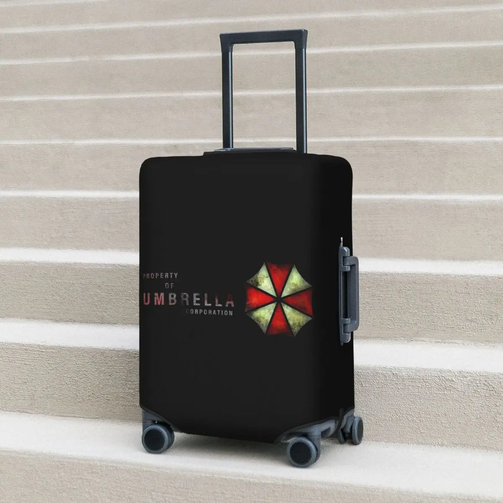 Movie Game Corporation Umbrellas (3) Suitcase Cover Protection Elastic Travel Luggage Protector Covers for 18-32 Inch