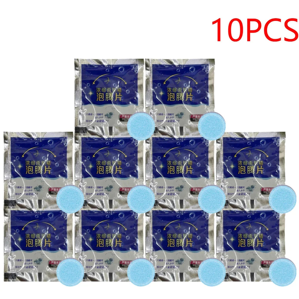 1-50PCS Solid Car Windshield Cleaners Effervescent Tablets Cleaning Windshield Window Glass Dust Wiper Car Wash Tool Car Accesso