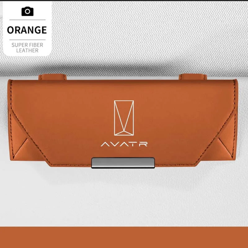 For Avatr 11 07 12 Parts Sticker Interior Key Card Logo Accessories Car Visor Sunglasses Glasses Holder Glasses Case Clip Box