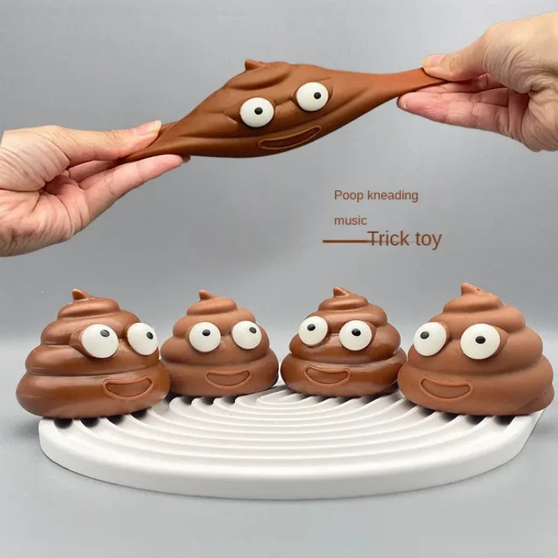 Cute Fidget Squeeze Poo Toy Stress Balls Stress Relief Sensory Funny Poop Shape Kids Adults Fidget Joke Prank Toy Party Favors