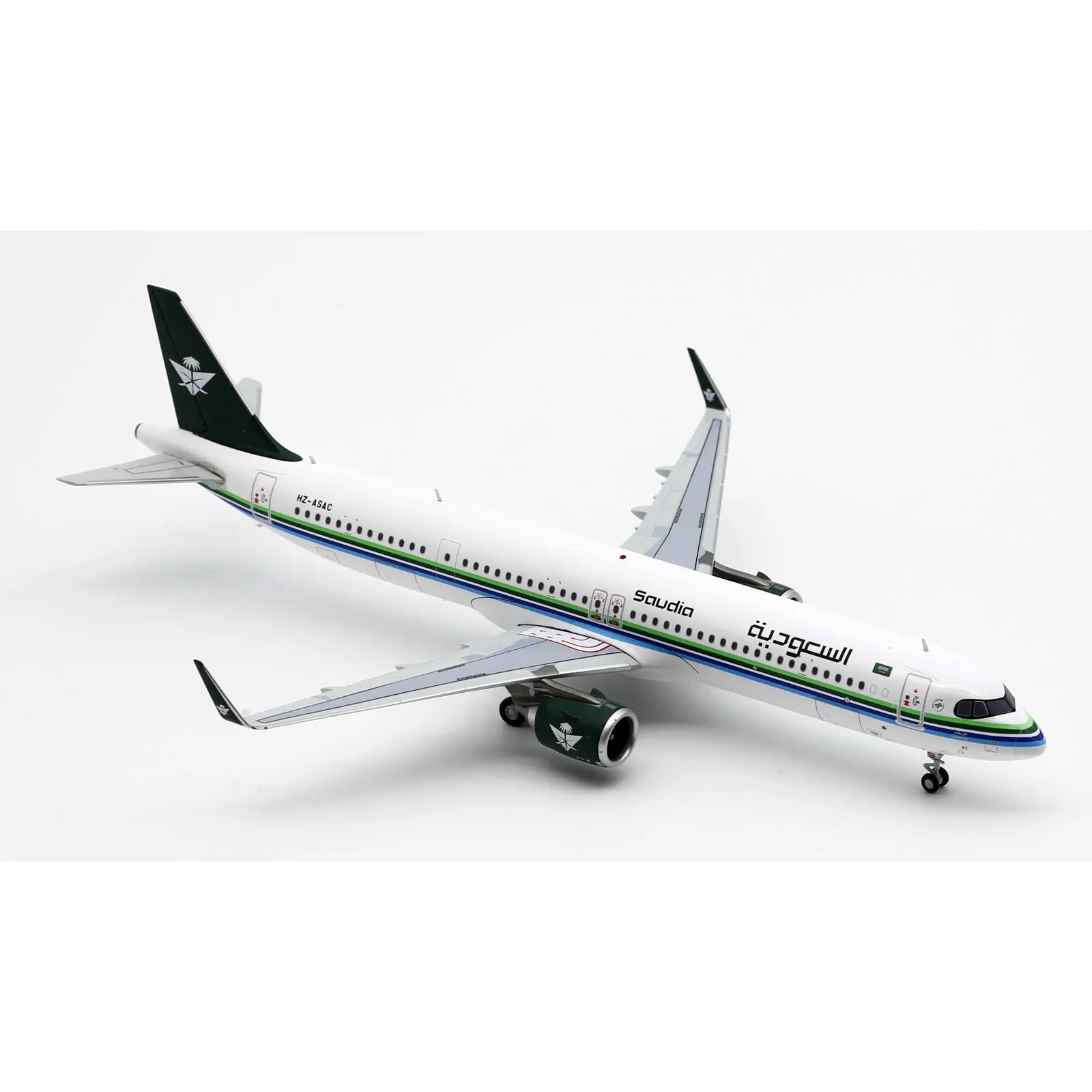 XX20436 Alloy Collectible Plane Gift JC Wings 1:200 Saudi Arabian Airlines "Skyteam" Airbus A321 Diecast Aircraft Model HZ-ASAC