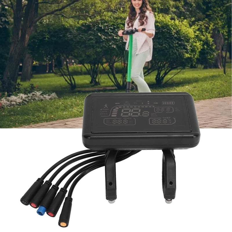 Electric Scooter Display Control Panel Speed Gear Power Mode Indicator Meter Waterproof Dashboard Replacement Parts Accessories