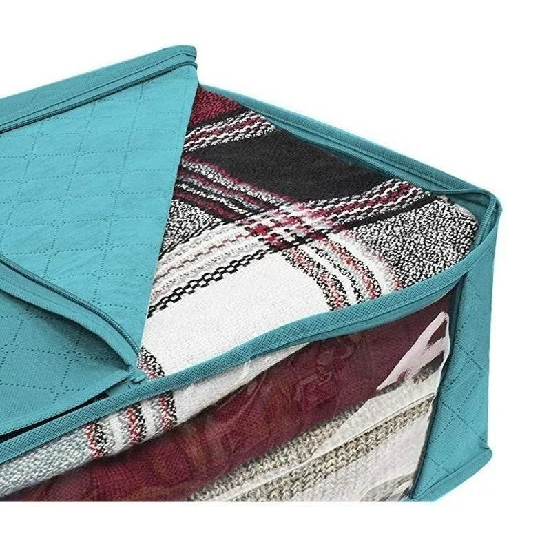 1pcs Non Woven Fabric Folding Clothes Storage Bag Clothes Collecting Case Toys Quilt Blanket Storage Organizer for Home