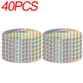 100/20PC Self-adhesive Reflective Bird Repellent Patch Reflective Disc Anti Bird Flash Tape High Reflectors Scare Pigeons Device