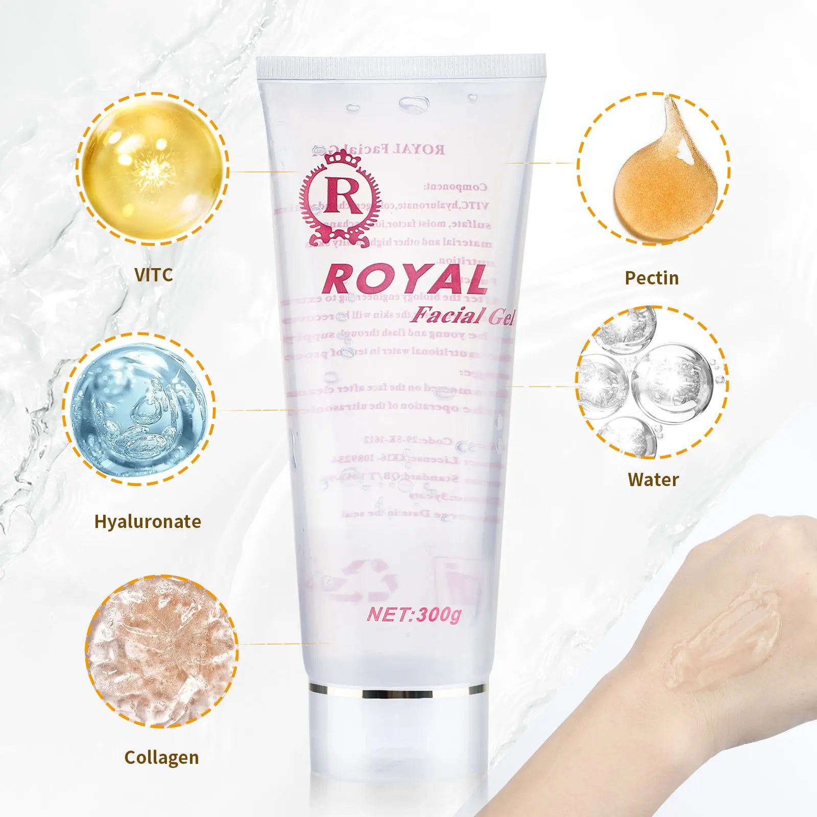300g Ultrasonic RF Gel for 40K Cavitation Body Slimming Beauty Machine Radio Frequency Conductive Gel for RF Fat Burning Device
