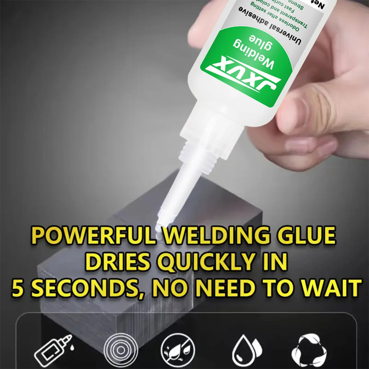 New High Strength Super Glue Strong Instant Glue Fast Drying Glue High Temperature Resistant Adhesive For Metal Plastic PVC Strong Liquid Glue Repair Tool, superglue