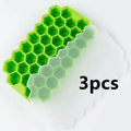 4/1PCS 37 Grids Silicone Ice Cube Mold Large-capacity Ice Trays Food Grade Reusable Ice Maker with Lids Cocktail Kitchen Tool