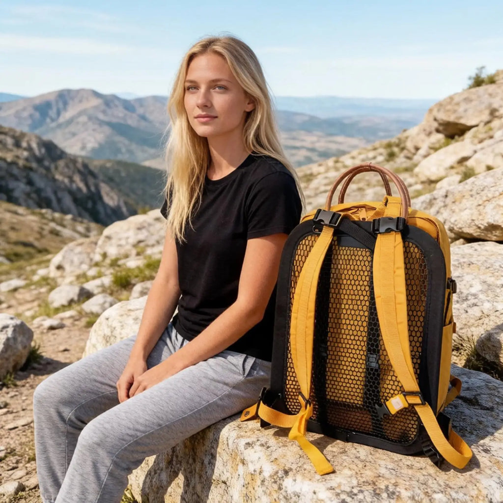 Backpack Spacer Frame breathable backpack cooling pad 3D mesh lumbar support Rucksack Airflow Spacer for Outdoor Cycling