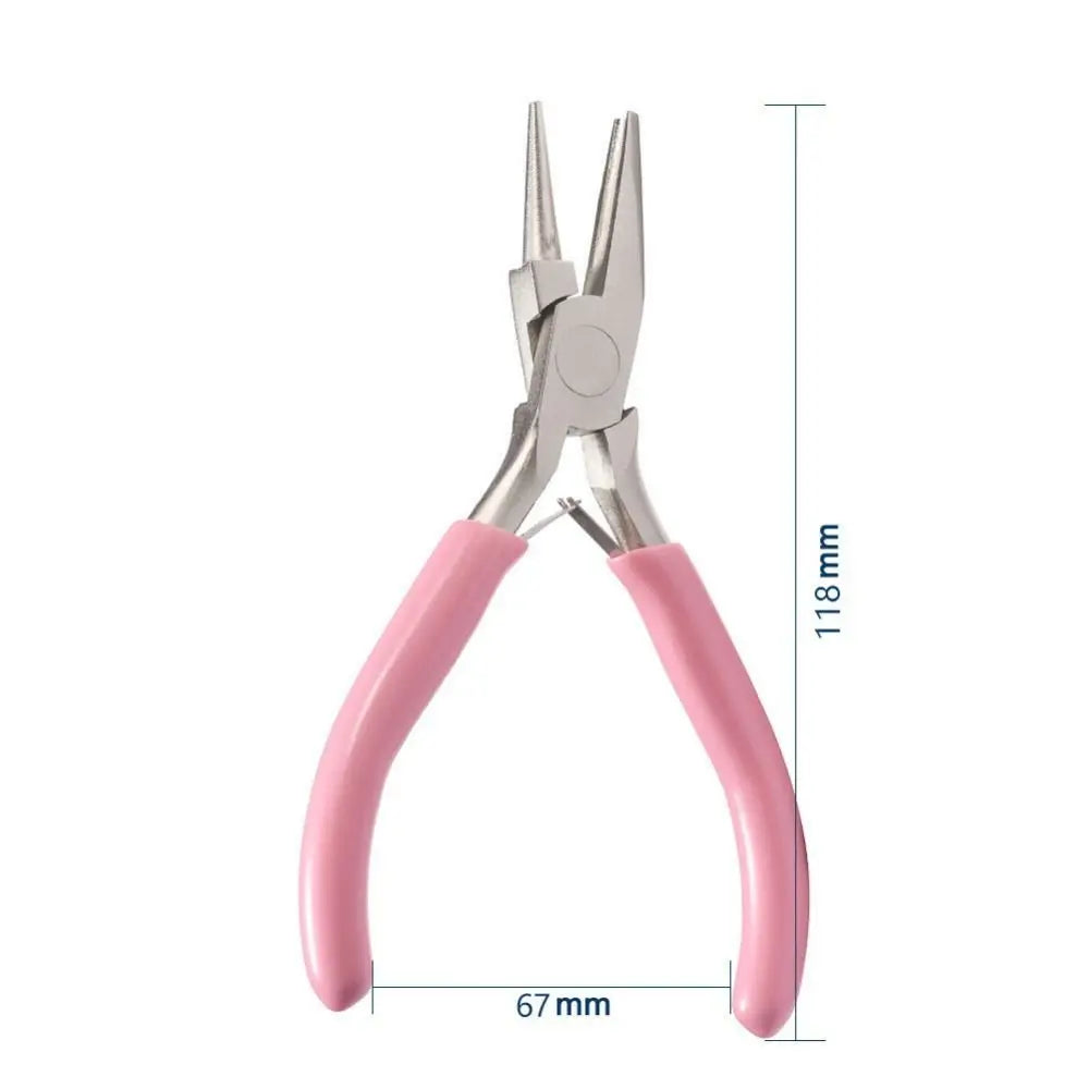 High Quality Mini Round Concave Pliers 5 Inch DIY Wire Looping Pliers Portable Precision Jewelry Pliers Jewelry Making