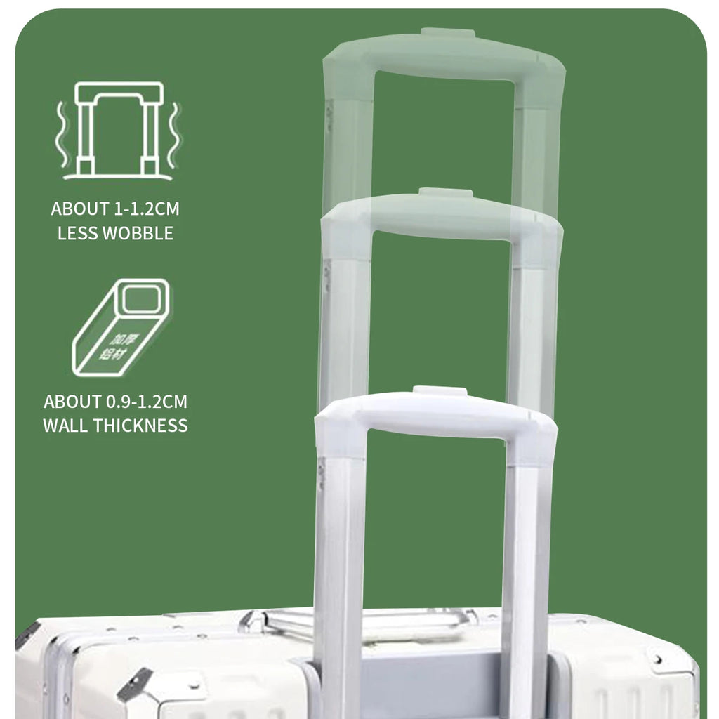 Large-Capacity Suitcase, Trolley Case, Carry-On Luggage, Sturdy and Durable, Suitable for Students, Unisex, Can Be Paired with a Multifunctional Backpack, Work Bag