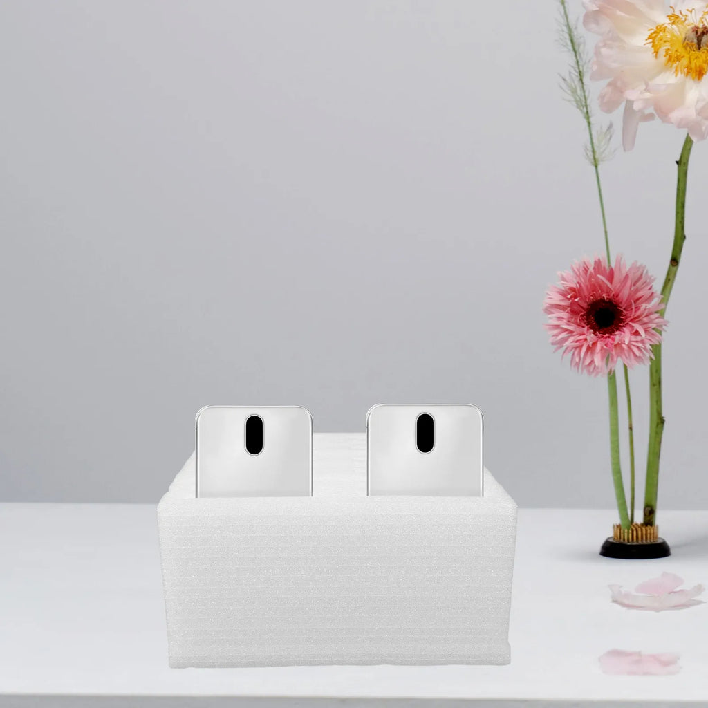 20-Compartment Cell Phone Organizer for Classroom Office Exam Mobile Phone Storage Box Pearl Cotton Protective Desktop Holder