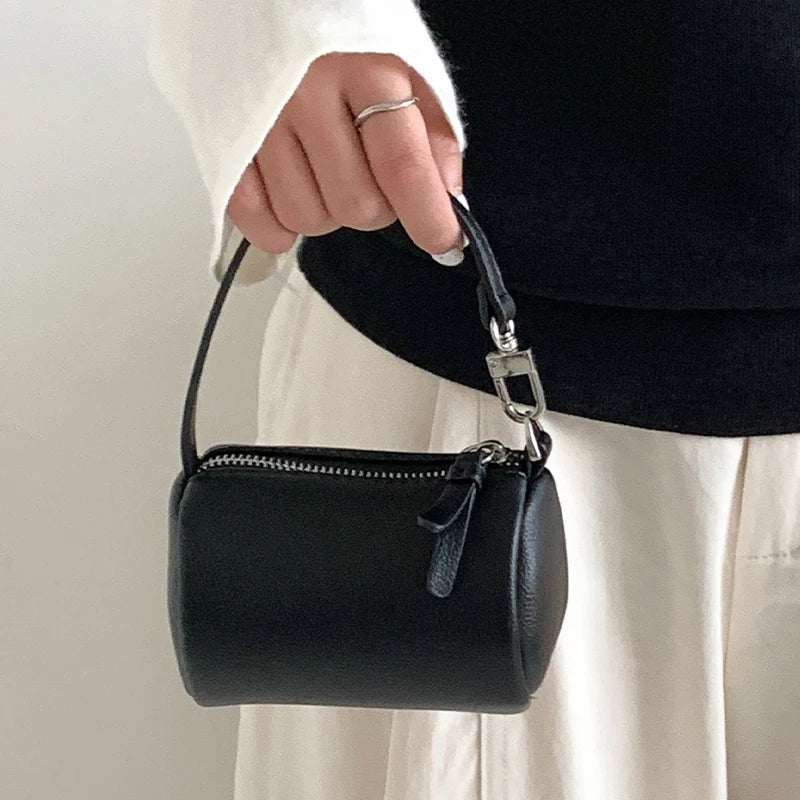 Classicr Mini The Pillow Bags For Women Luxury Designer Handbags And Purses 2026 New In PU Lychee Pattern Accessories Wrist Bag