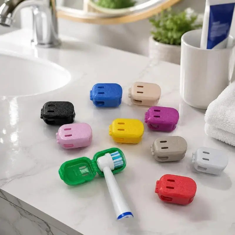 Electric Toothbrush Head Cover Portable Dustproof Plastic Protector Case Fit Most Sonic Toothbrushes for Travel Daily Use