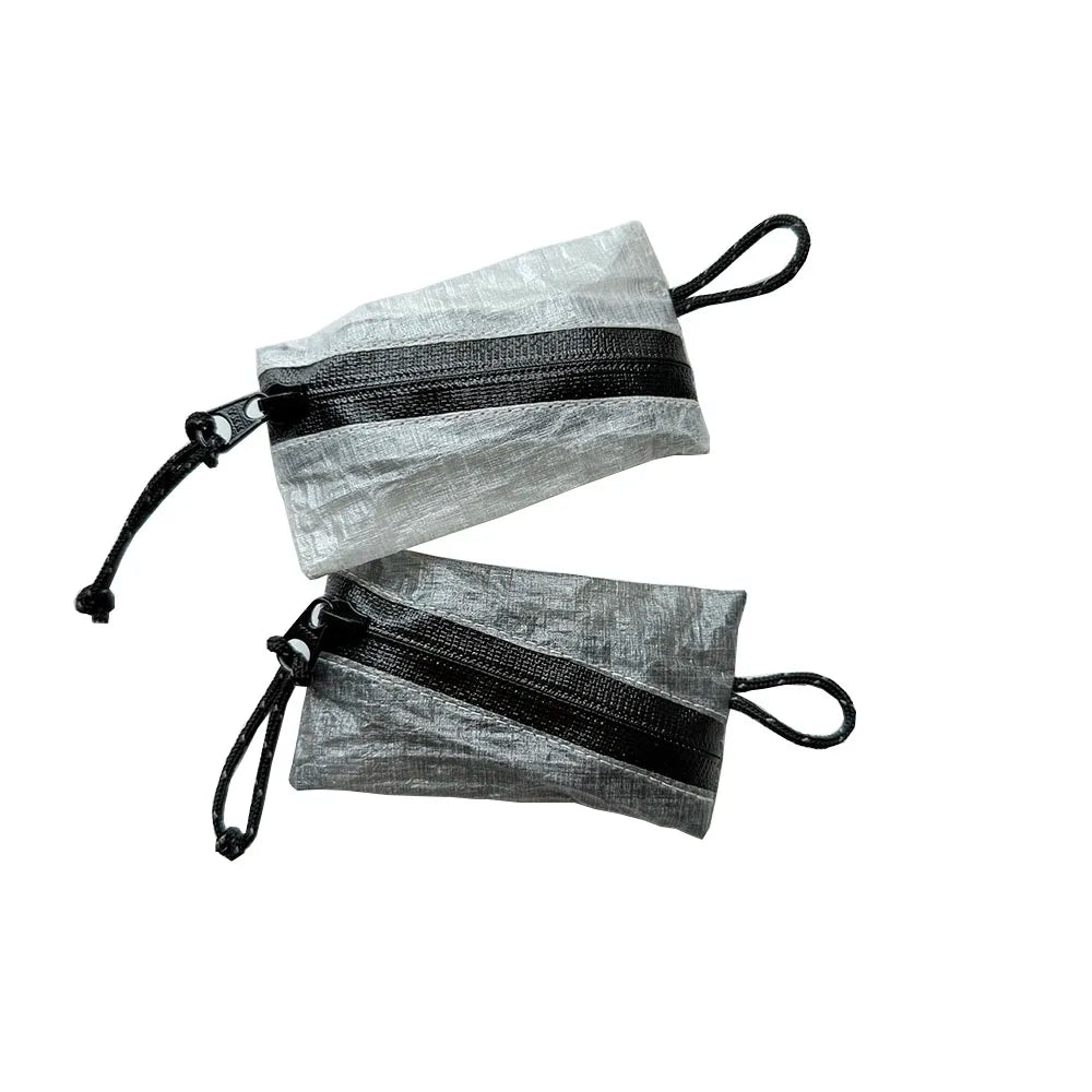Trail Coin Pouch Ultralight 3.9g DCF 1.43 oz Mini YKK Zipper EDC Holder For Backpacking Travel