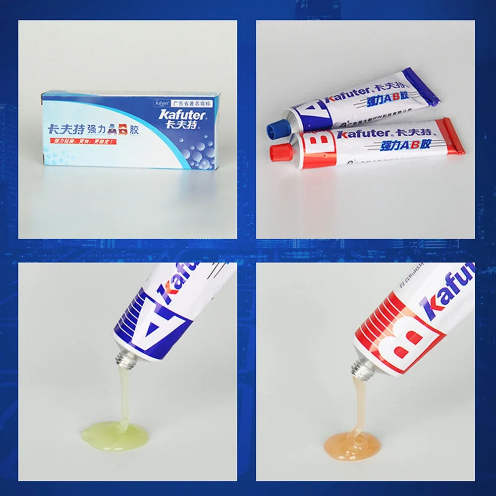Strong Adhesive A+B Glue Metal Glass Pipe Leakage Repairing Plugging Superglue Marble Wood Welding Fixing Quick-Drying Tool