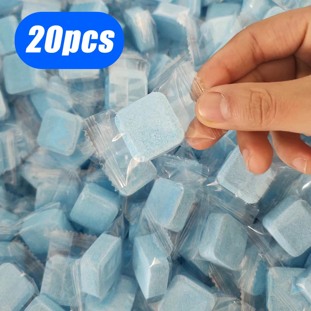3-20Pcs Toilets Cleaning Effervescent Tablet Toilet Cleaner Deodorant Remover Urine Stain Yellow Dirt Home Batnroom Cleaning