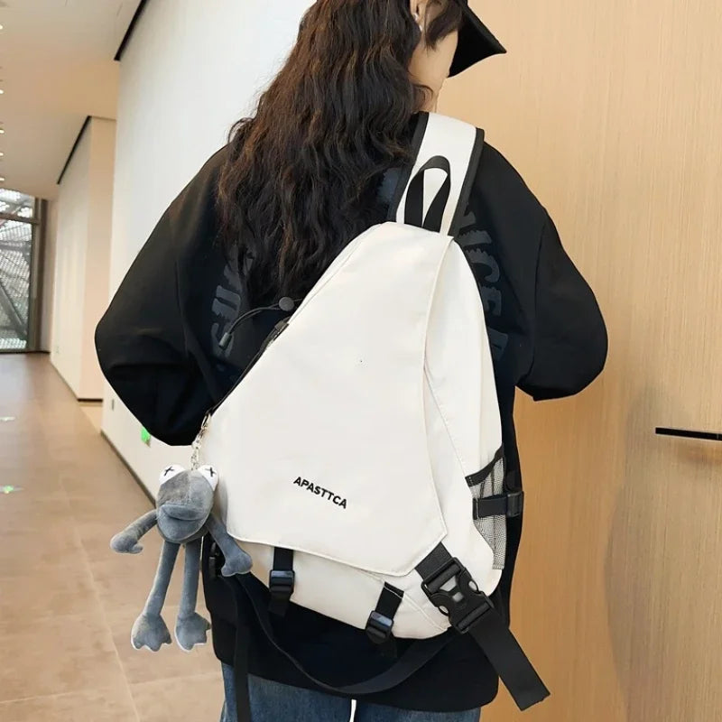 2025 New Chest Bag Men's Crossbody Bag Multi Functional Casual One Shoulder Backpack Large Capacity Messenger Bags