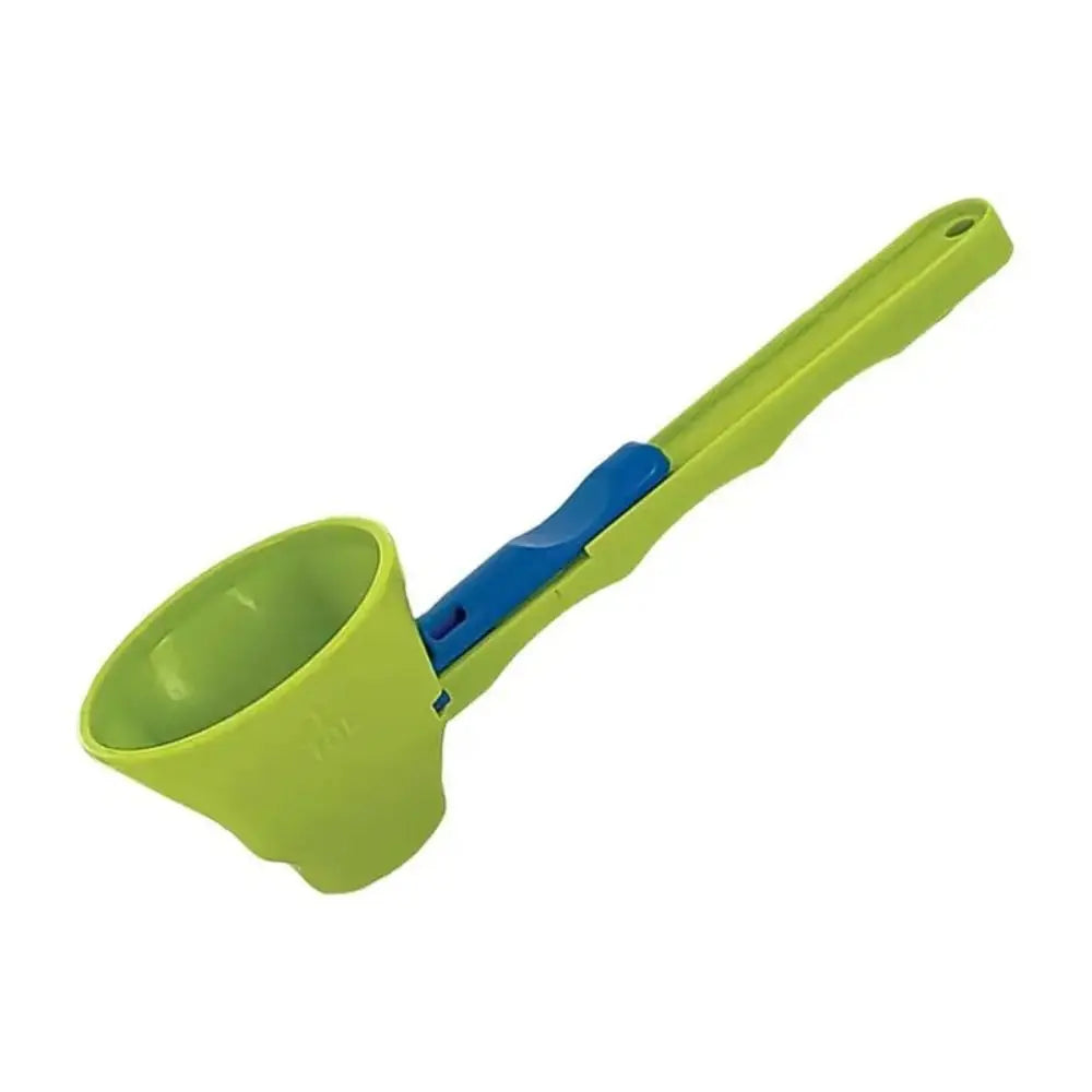 Creative Flling Coffee Scoop Funnel Plastic Reusable Sliding Scoop Funnel 2 in 1 Sliding Design Measuring Spoon Kitchen Gadgets