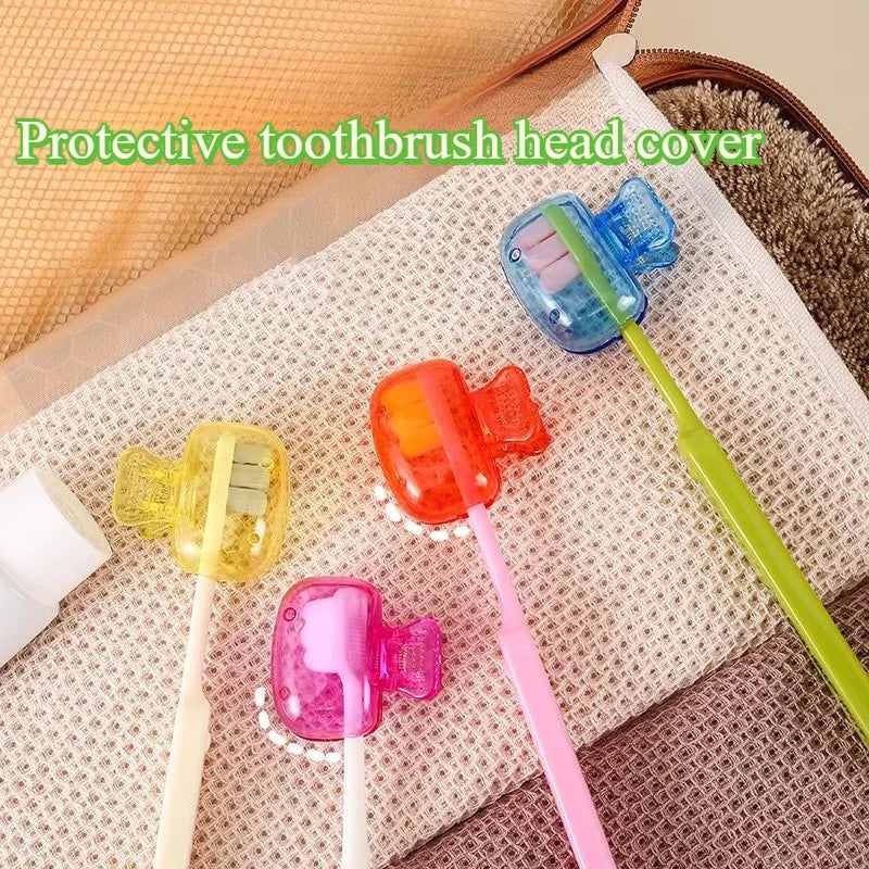 1-8PCS Portable Toothbrush Storage Clip Travel Essential Protective Cover - Durable Toothbrush Case for On-the-Go Hygiene C785