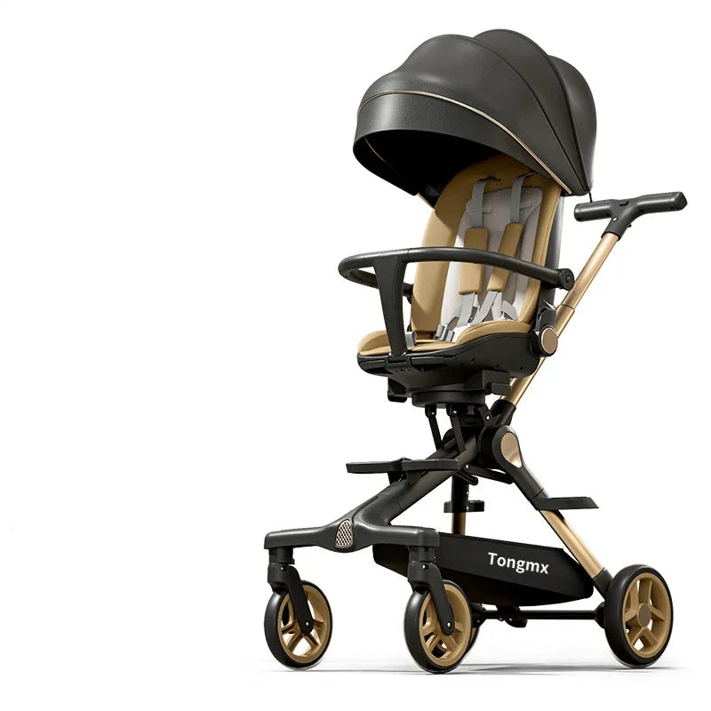New High-view Lightweight Baby Stroller Adjustable Handlebars Multi-function Baby Stroller Four-wheel Travel Baby Stroller