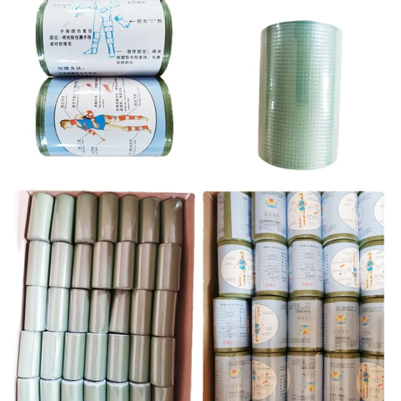 1Pc Medical Polymer Splint Bandage Roll Fracture Fixation First Aid Orthopedic Leg Wrist Waterproof Emergency Fast Setting Care