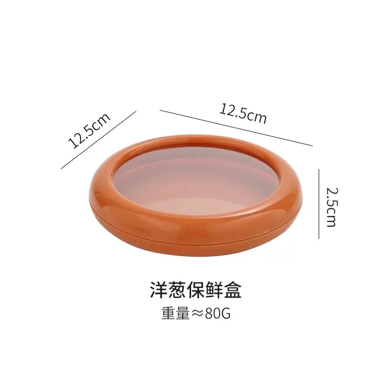 1/4pcs Kitchen Storage Box Fruit Vegetable Container Fresh Box Avocado Tomato Lemon Onion Fresh-Keeping Crisper Kitchen Gadgets
