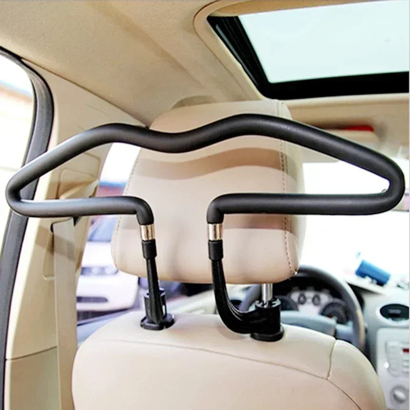 Universal Soft Car Coat Hangers 450x250mm Back Seat Headrest Holder Rack for Jackets Suits Auto Supplies