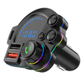 Car USB Chargers Car Bluetooth MP3 Music Hands-free Call P22 V5.3 FM Transmitter QC3.0 + PD20W Dual Fast Charging Interior Parts