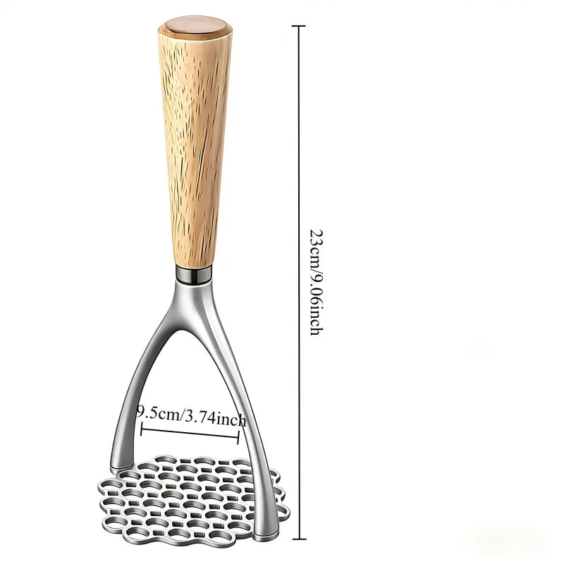 New Thickened 304 Stainless Steel Potato Masher for Food Making and Crushing Small Tool