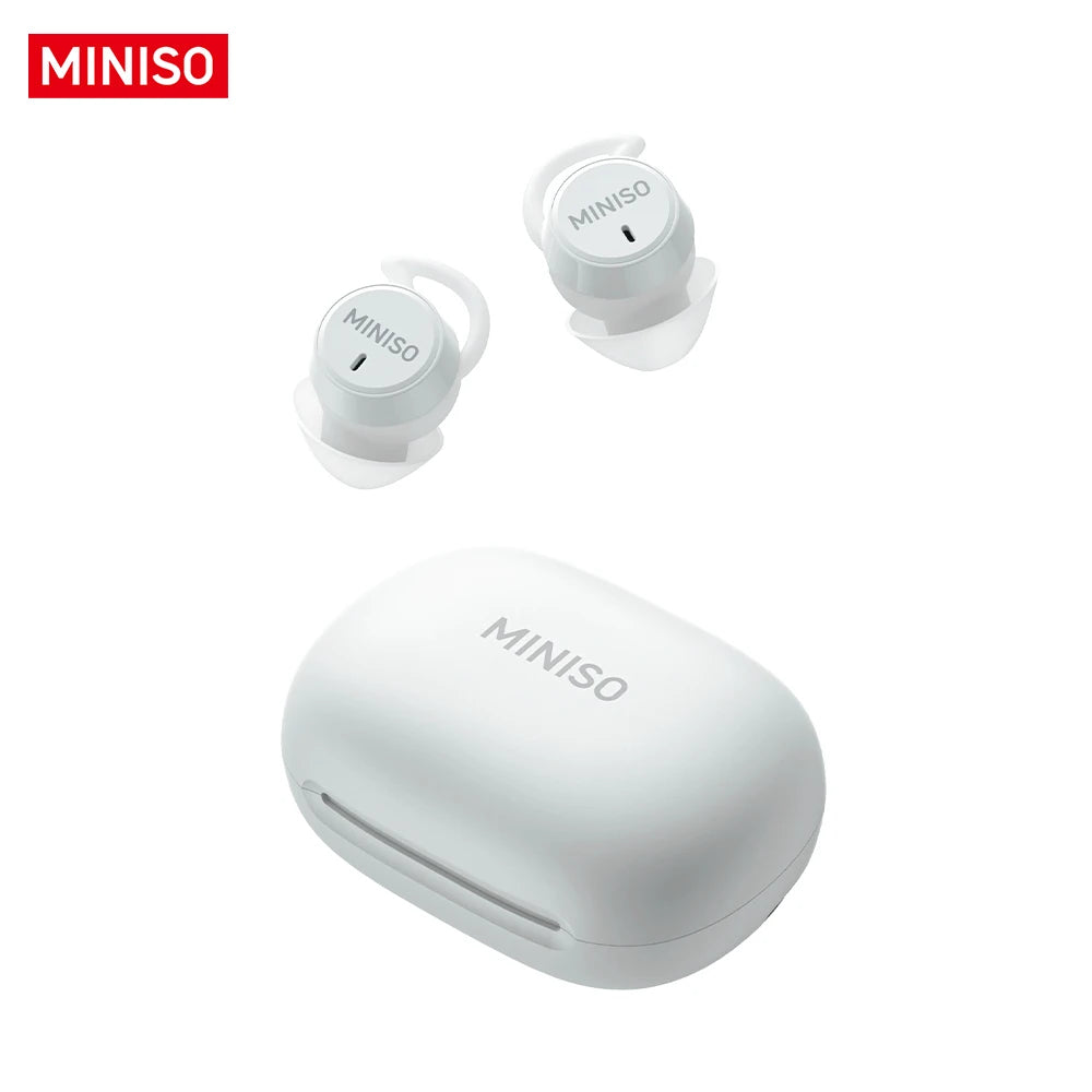 MINISO MS217 TWS Mini Sleep Earbuds Bluetooth 6.0 AI Translator 134 Languages ENC Noise Cancelling Ultra-Light In-Ear Headphones