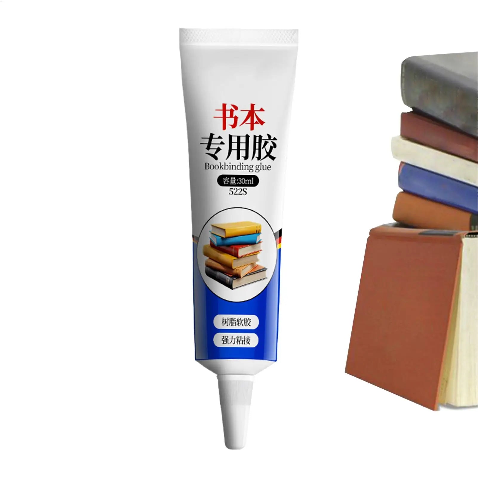 DIY Multipurpose Flexible Clear Book Glue 30ML Strong Adhesive Paper Repair Glue Durable Craft Glue for Book Binding Envelopes