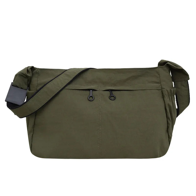 Waterproof Nylon Cloth Bag Large Capacity Tote Bag Fashion New Casual Sports Wind Single Shoulder Crossbody Bag Bag