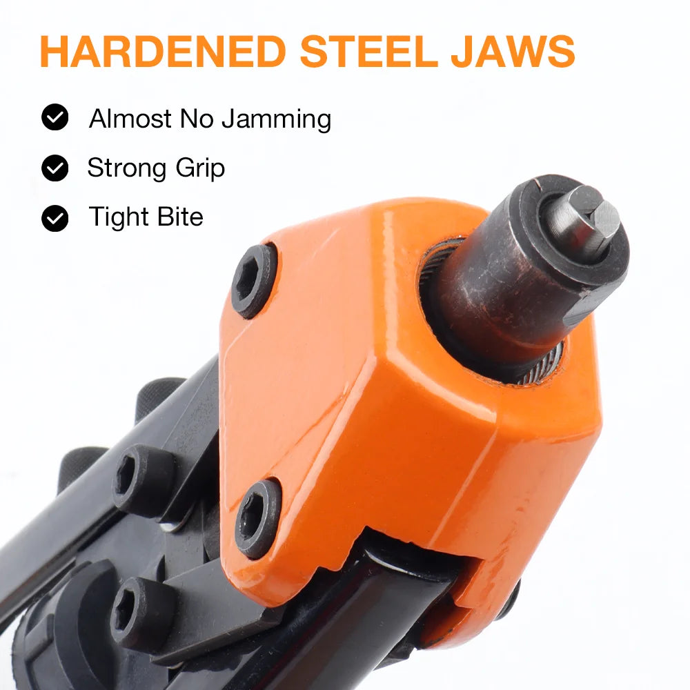5 In 1 Manual Rivet Gun 2.4mm 3.2mm 4.0mm 4.8mm 6.4mm Multi-specification Riveting Tools, Home Riveting Machine, Pull Rivet Gun