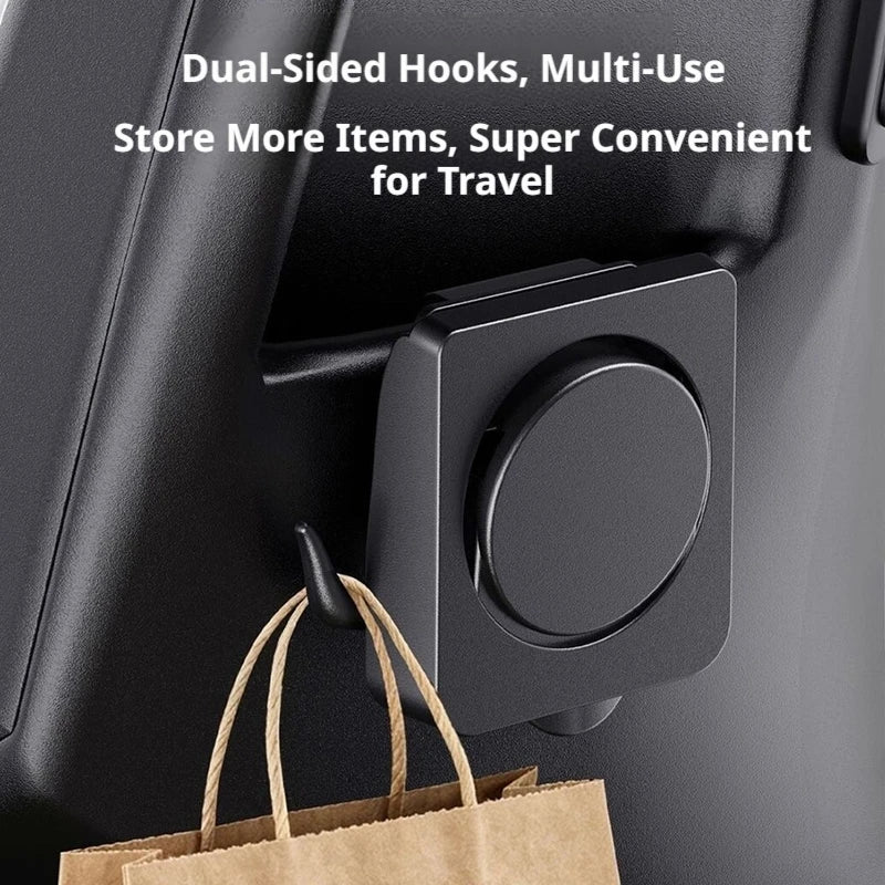 SEAMETAL Universal Foldable Car Cup Holder With Hook Multifunctional Beverage Stand ABS Material Cup Holders For Motorcycle Car