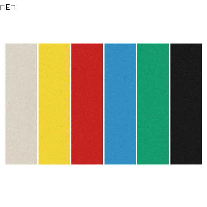 〔E〕Waterproof Non-slip Skateboard Deck Sandpaper Grip Tape Skating Board Longboard Sandpaper Griptape Skating Board Sticker