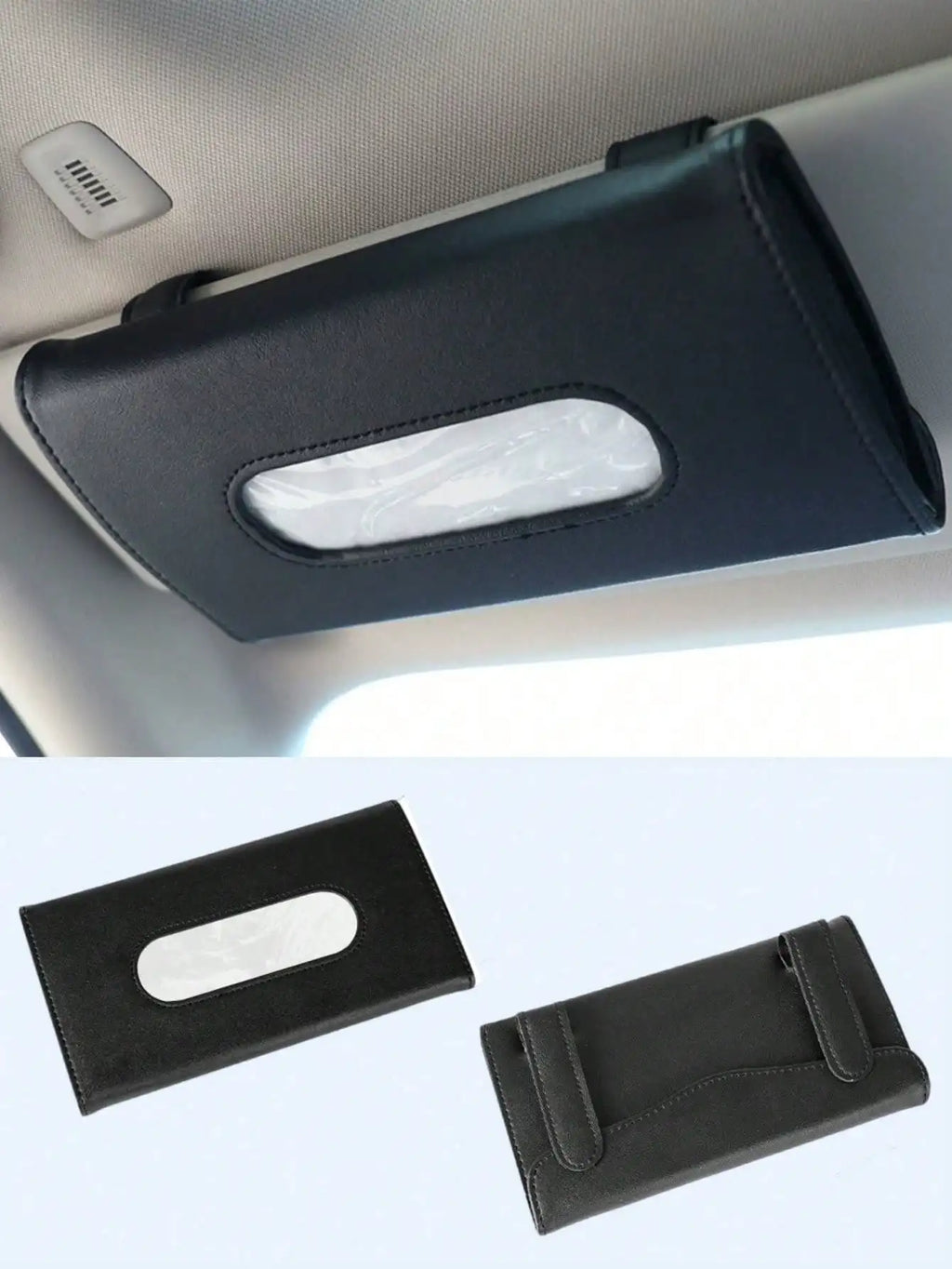 Universal Car Sun Visor Tissue Box — An In-Car Item That Combines Convenient Tissue Extraction and Multi-Functional Storage