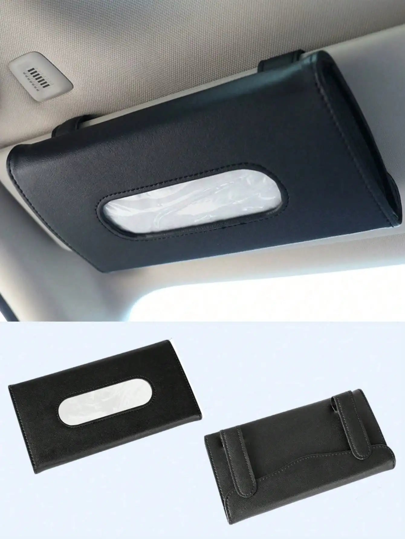 Universal Car Sun Visor Tissue Box — An In-Car Item That Combines Convenient Tissue Extraction and Multi-Functional Storage